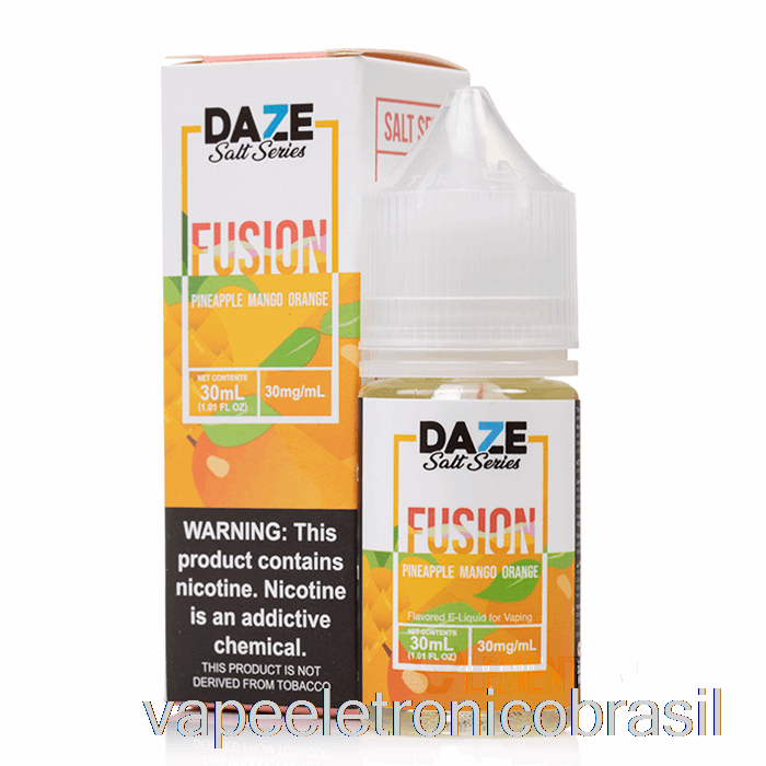 Vape Vaporesso Abacaxi Manga Laranja - 7 Daze Fusion Salt - 30ml 30mg